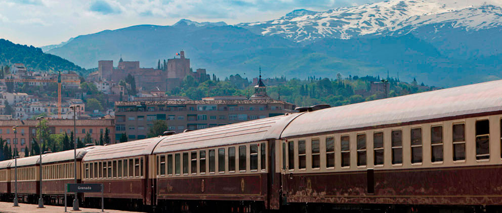 CRUCEROS EN TREN ANDALUCIA TREN AL ANDALUS CRUCEROS SOBRE RAILES CRUCEROS EN TREN TRENES DE LUJO RENFE FEVE CRUCEROS SUR DE ESPAÑA CRUCEROS TERCERA EDAD VIAJES DE LUJO CRUCEROS EN TREN AL ANDALUS GRANADA ANDALUCIA